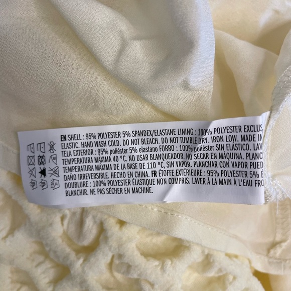 Endless Rose Size Small Off White Maxi Dress With Cut Out Waist. - Picture 11 of 12